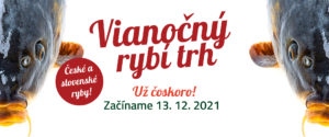 Vianočný rybí trh 2021, predaj rýb, predaj kaprov Žilina a okolie | chovryb.sk